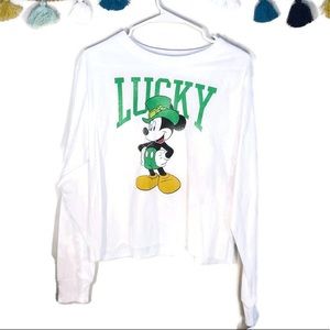 Mickey Mouse Lucky Long Sleeve Top